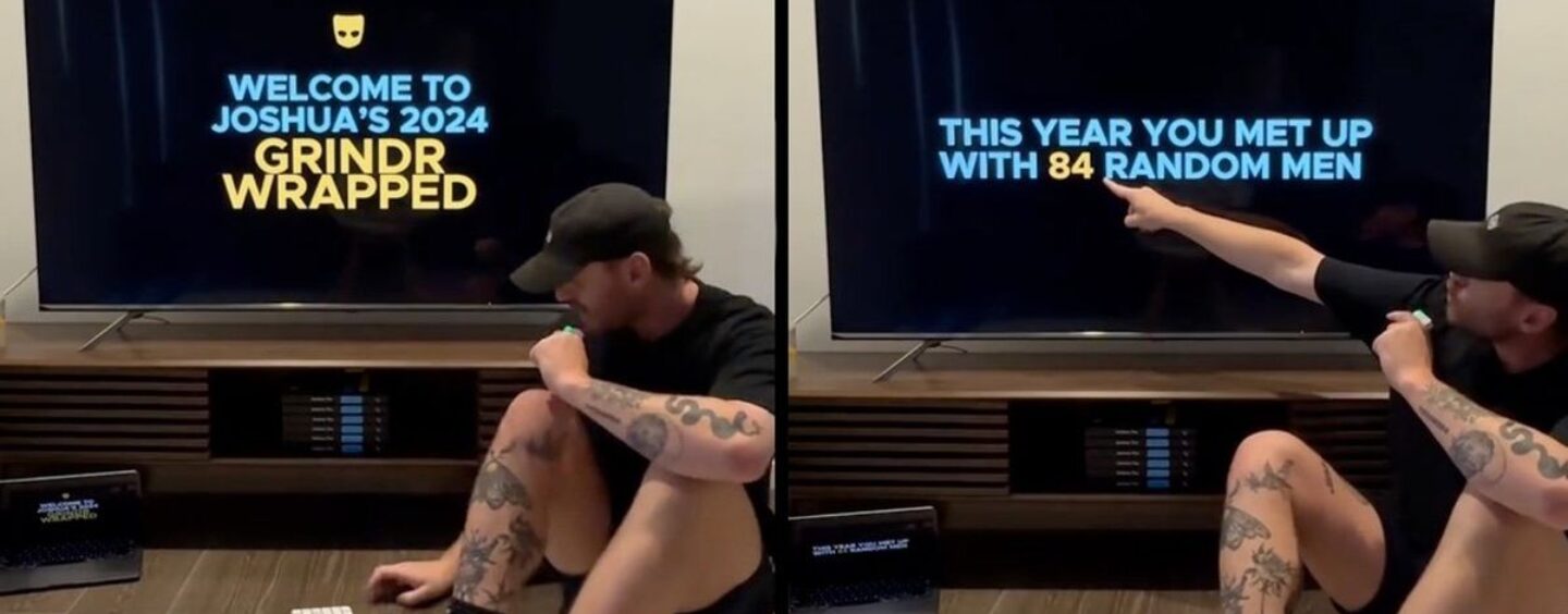 Le résumé personnel « Grindr Wrapped » de TikToker laisse les téléspectateurs stupéfaits