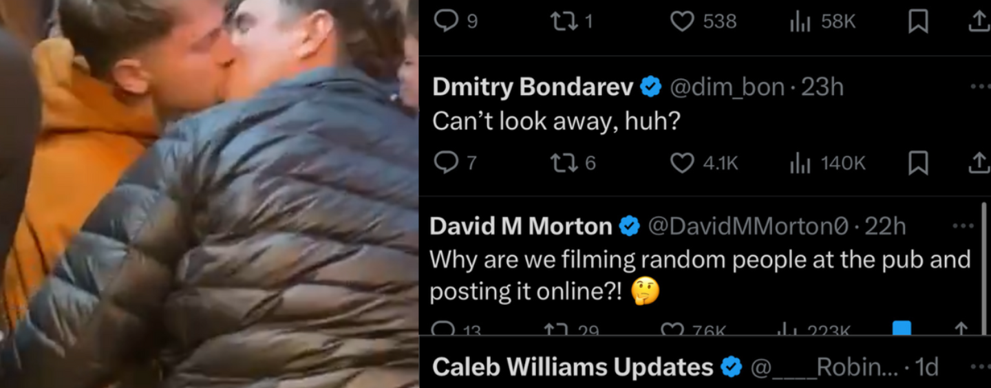 L'homophobe qui a posté une vidéo d'un couple gay s'embrassant est éviscéré et nous ne pouvons pas arrêter de rire