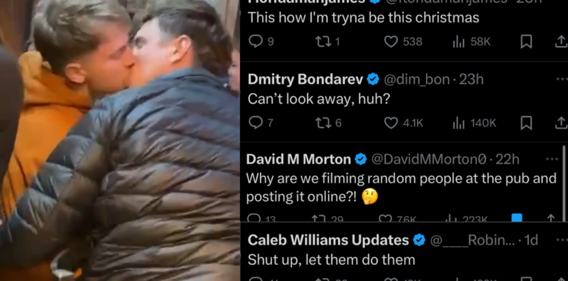 L'homophobe qui a posté une vidéo d'un couple gay s'embrassant est éviscéré et nous ne pouvons pas arrêter de rire