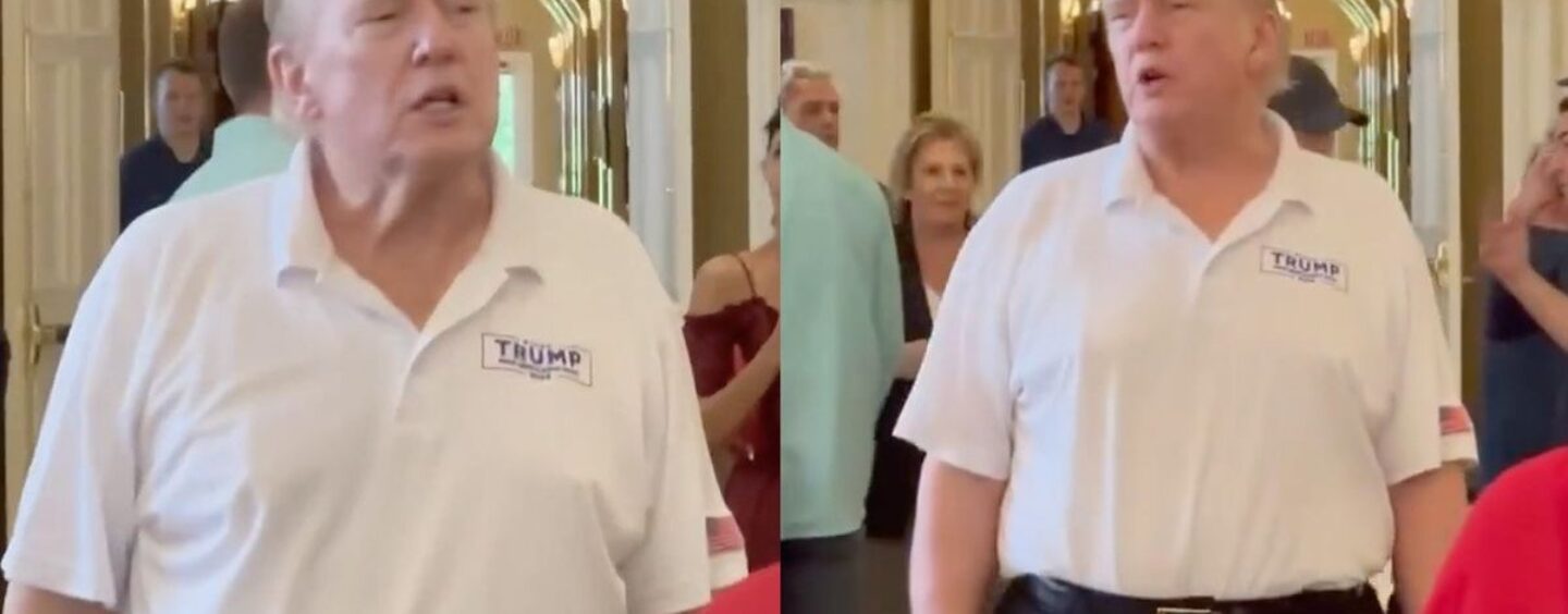 Une vidéo de personnes ignorant Trump alors qu'il essaie de se vanter devient virale et fait rire Internet