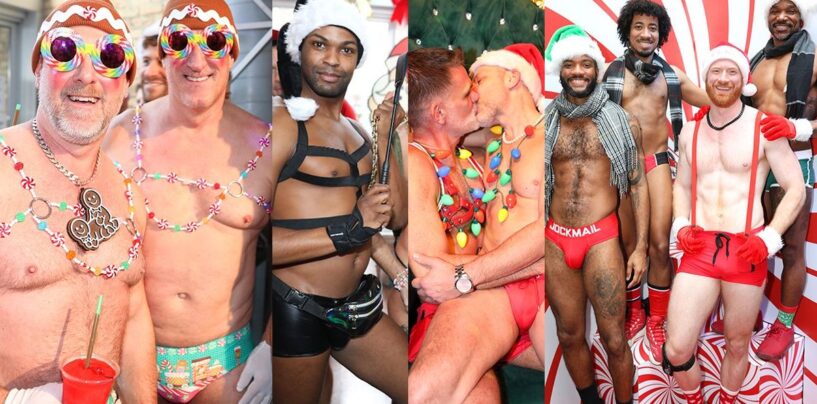 C'est la saison des Pères Noël sexy en speedos