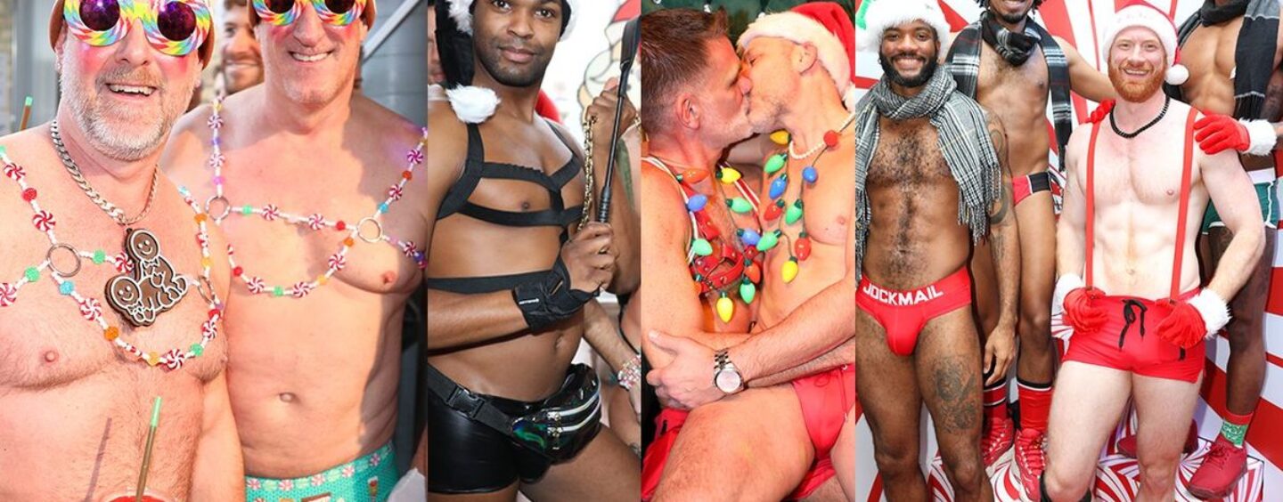 Remplissez plus que vos bas avec ces pères Noël sexy en speedos.