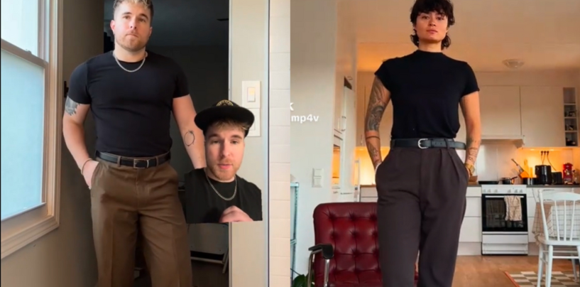 Ce TikToker a commencé à s'inspirer de la mode des lesbiennes butch et il n'a jamais été aussi beau