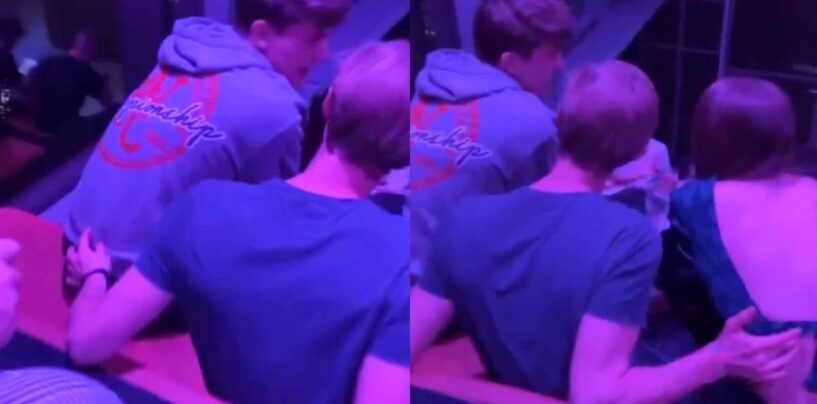 Regardez ce roi bi utiliser un mouvement de ramassage subtil dans le club qui est applaudi par Internet.