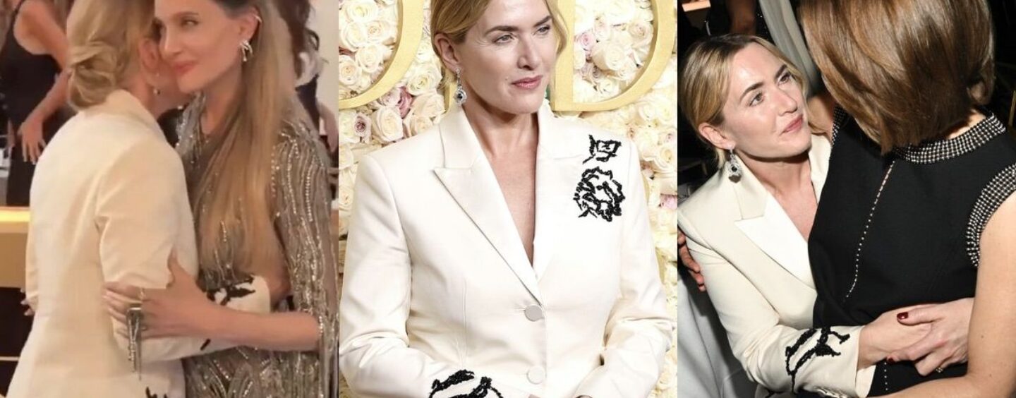 12 photos de Kate Winslet prouvant qu'elle est le petit ami lesbien ultime aux Golden Globes