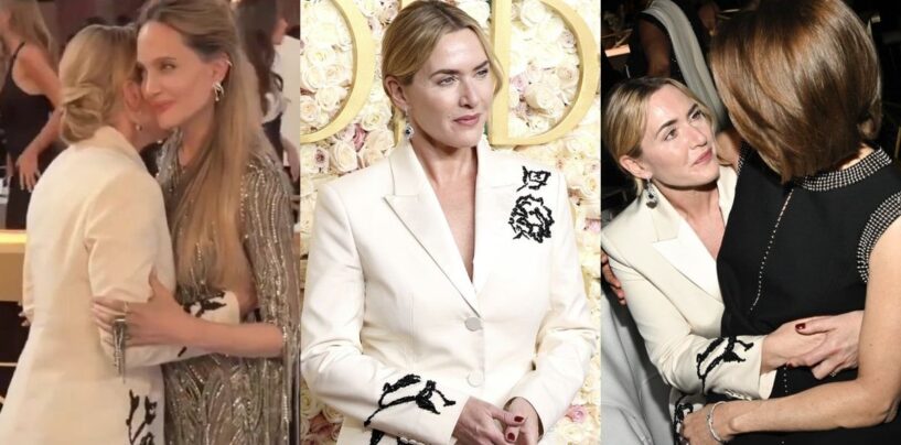 12 photos de Kate Winslet prouvant qu'elle est le petit ami lesbien ultime aux Golden Globes