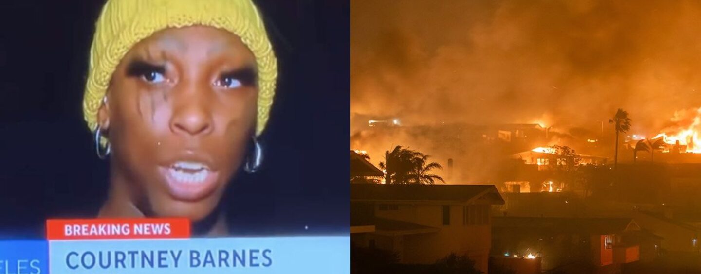 Les incendies de Los Angeles ont une « reine des mèmes » alors qu'un résident devient viral pour son impertinence dans les informations locales