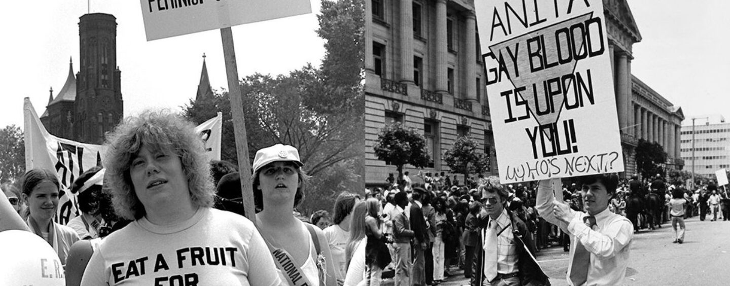 « Mangez un fruit pour Anita : » 10 photos historiques de la manifestation d'Anita Bryant