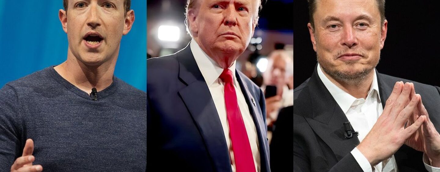 Les milliardaires Trump, Zuckerberg et Musk unissent leurs forces pour écraser la décence durable de l'Amérique