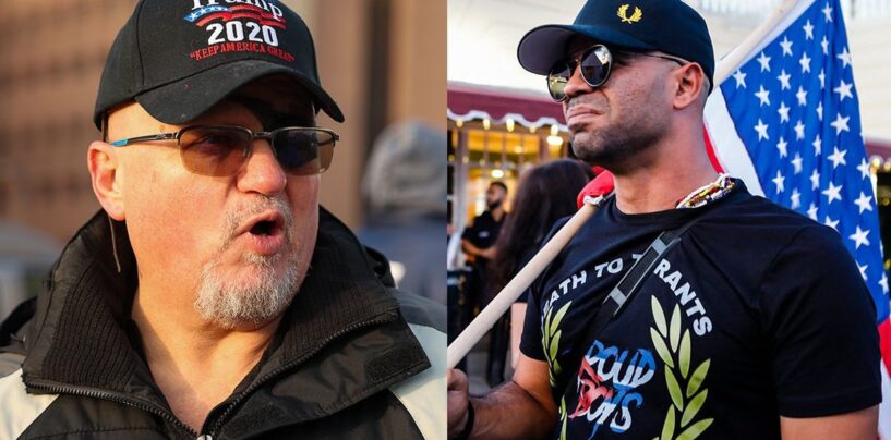 L'ancien leader des Proud Boys et fondateur des Oath Keepers est sorti de prison malgré son rôle dans les émeutes du 6 janvier