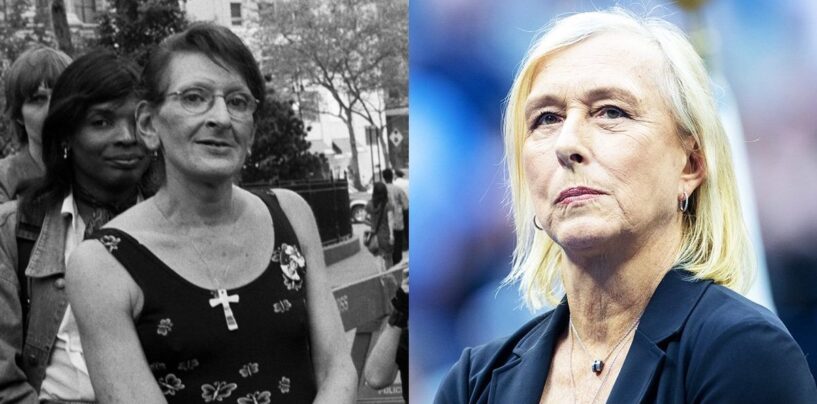 Martina Navratilova dit que les trans n'ont pas été impliqués dans le premier mouvement des droits des homosexuels. Elle a tort