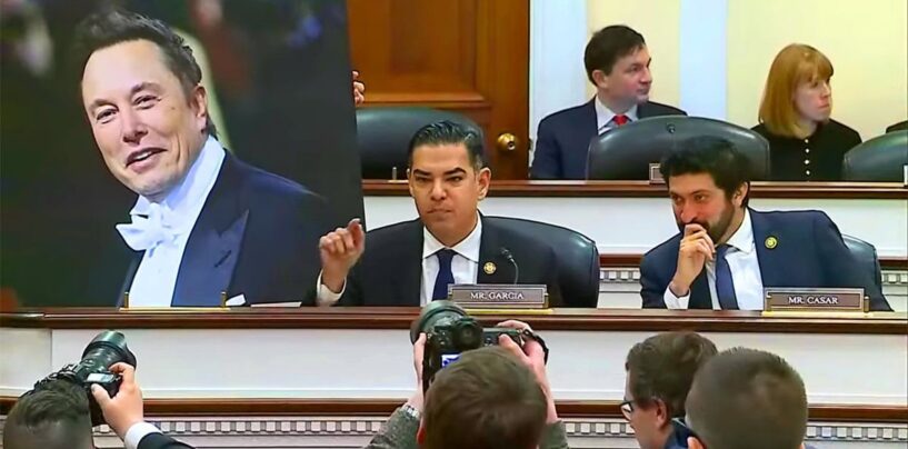 Robert Garcia affiche Elon Musk 'Dick Pic' en audition Doge house en utilisant les bouffonneries de Marjorie Taylor Green