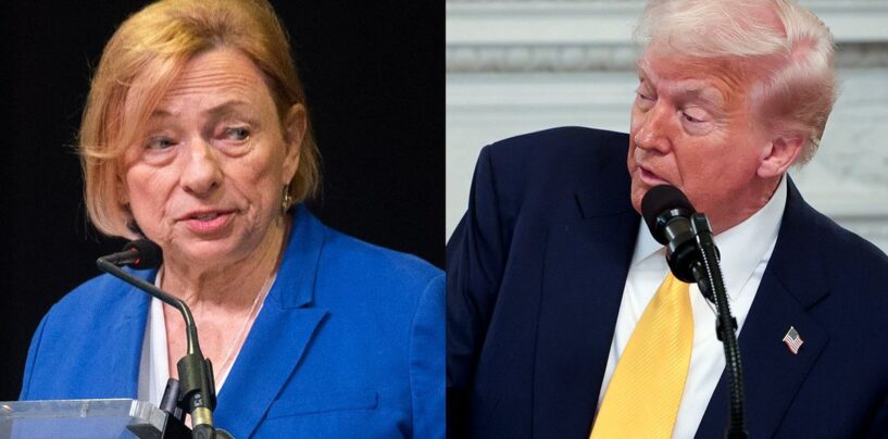 Le gouverneur du Maine Janet Mills confronte Donald Trump à son visage sur l'ordre des sports anti-Trans à la Maison Blanche