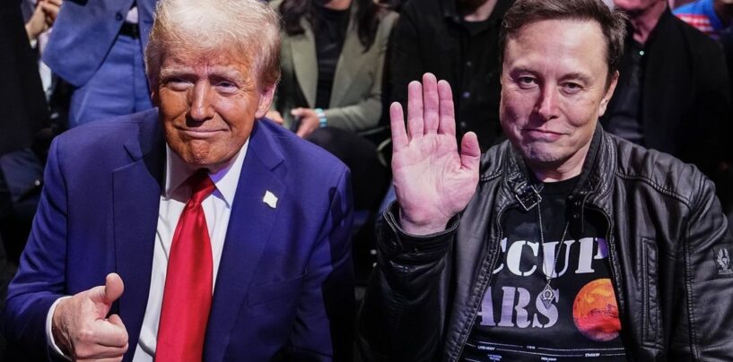 Vidéo de l'AI de Trump embrassant les orteils d'Elon Musk devient viral après les farceurs hack hud bâtiment