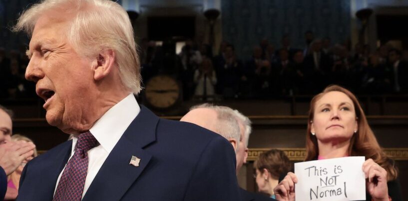 Donald Trump prononce une adresse remplie de mensonges et de rhétorique dégradant