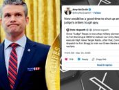 Internet traîne Pete Hegseth après s'être moqué du juge qui a bloqué l'interdiction militaire trans de Trump