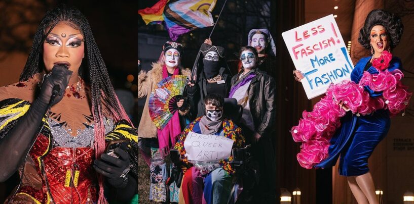 Les artistes de drag et les alliés se rassemblent contre la prise de contrôle anti-LGBTQ + Kennedy Center de Trump (en photos)