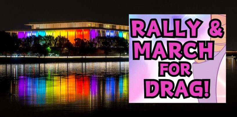 Les artistes drag organisent le rallye à l'extérieur du Kennedy Center pour protester contre la prise de contrôle hostile de Trump