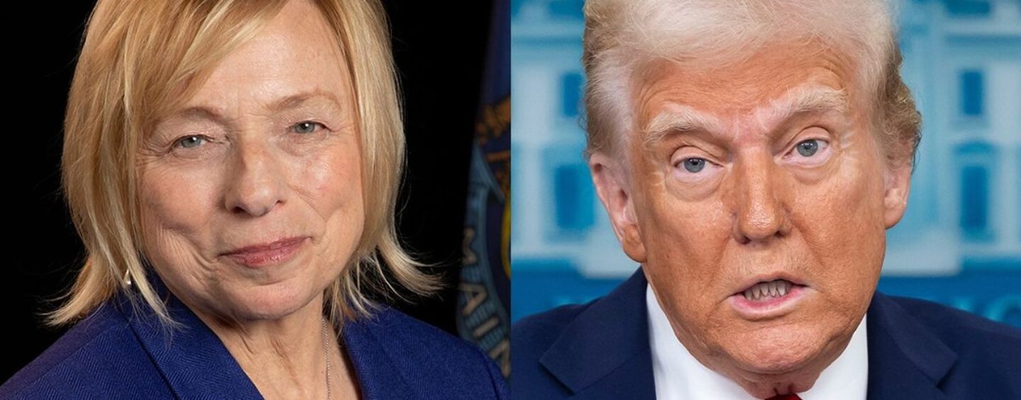 Le gouverneur du Maine Janet Mills a frappé après que Trump poursuivit l'État pour les politiques sportives transgenres