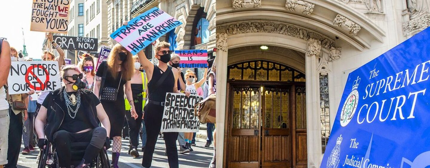 Les groupes trans-trans de la UK répondent à la décision de la Haute Cour que les femmes trans ne sont pas considérées comme des femmes en vertu de la loi sur les égalités