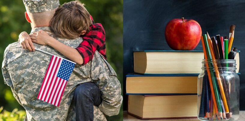 Les familles des militaires poursuivent l'administration Trump pour garder leur système scolaire divers