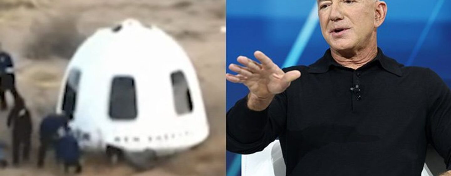 Voir le moment hilarant Jeff Bezos Fasplanted tout en accueillant Gayle King, Katy Perry et plus de retour sur terre