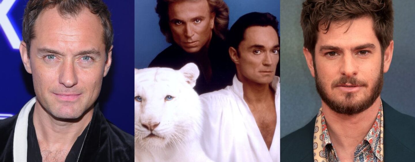 Jude Law et Andrew Garfield se présentent comme des amateurs de rumeur dans Siegfried & Roy Biopic