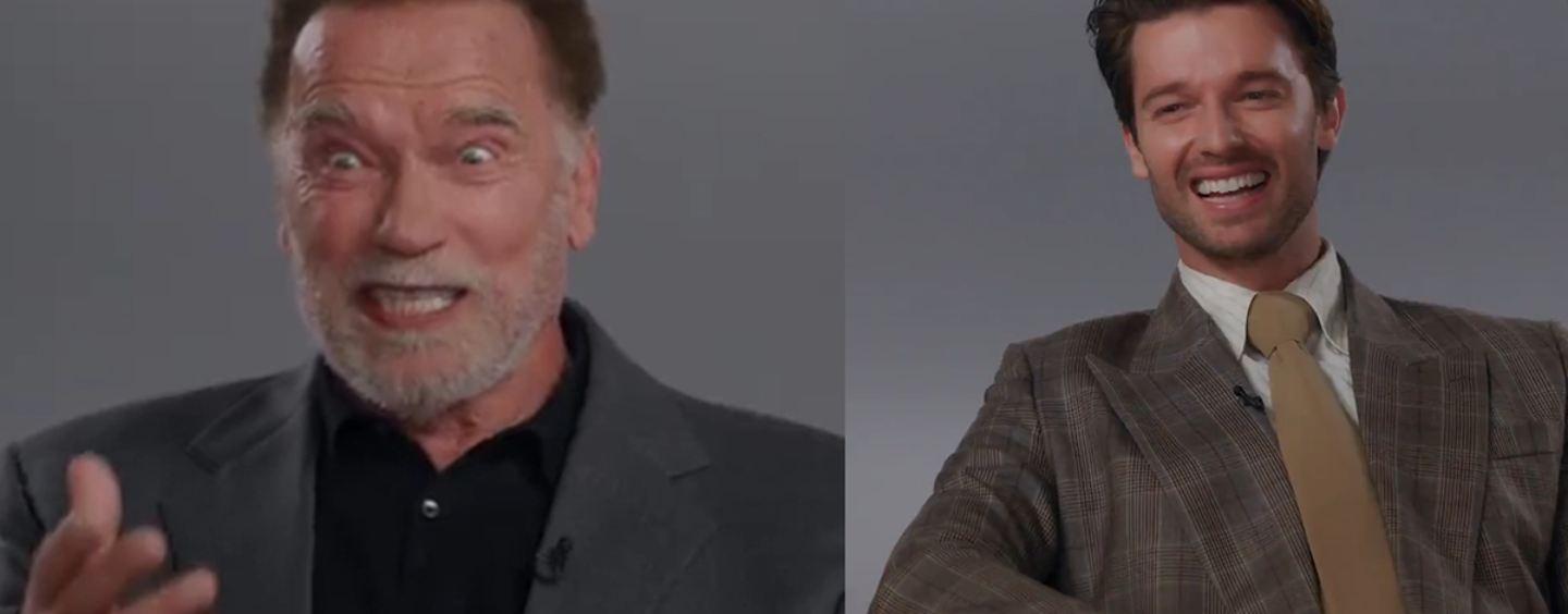 Arnold Schwarzenegger a vu «  Weenie '' de Patrick sur «le lotus blanc» et a eu quelques pensées