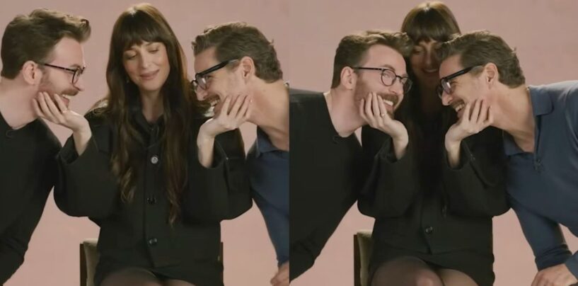 Nous classons les moments les plus flirtés de la tournée de presse des «matérialistes par leur bisexuel