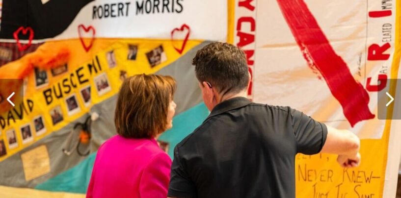 1987 se profile comme une année de peur, de courage et de premières pour la courtepointe du sida, Nancy Pelosi et moi