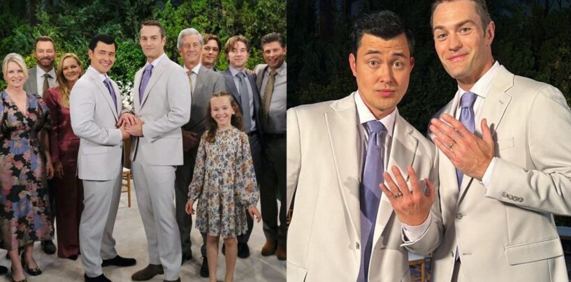 Le couple «  Days of Our Lives '', Paul et Andrew, se sont mariés au 10e anniversaire de la décision de l'égalité du mariage