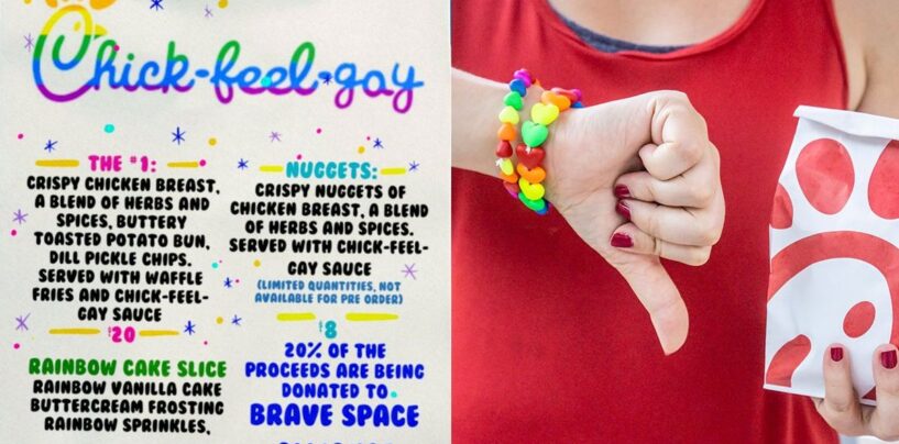 Chicago Restaurant Parodies Chick-fil-A avec Sandwich du mois de la fierté 'Chick-Feel-Gay'