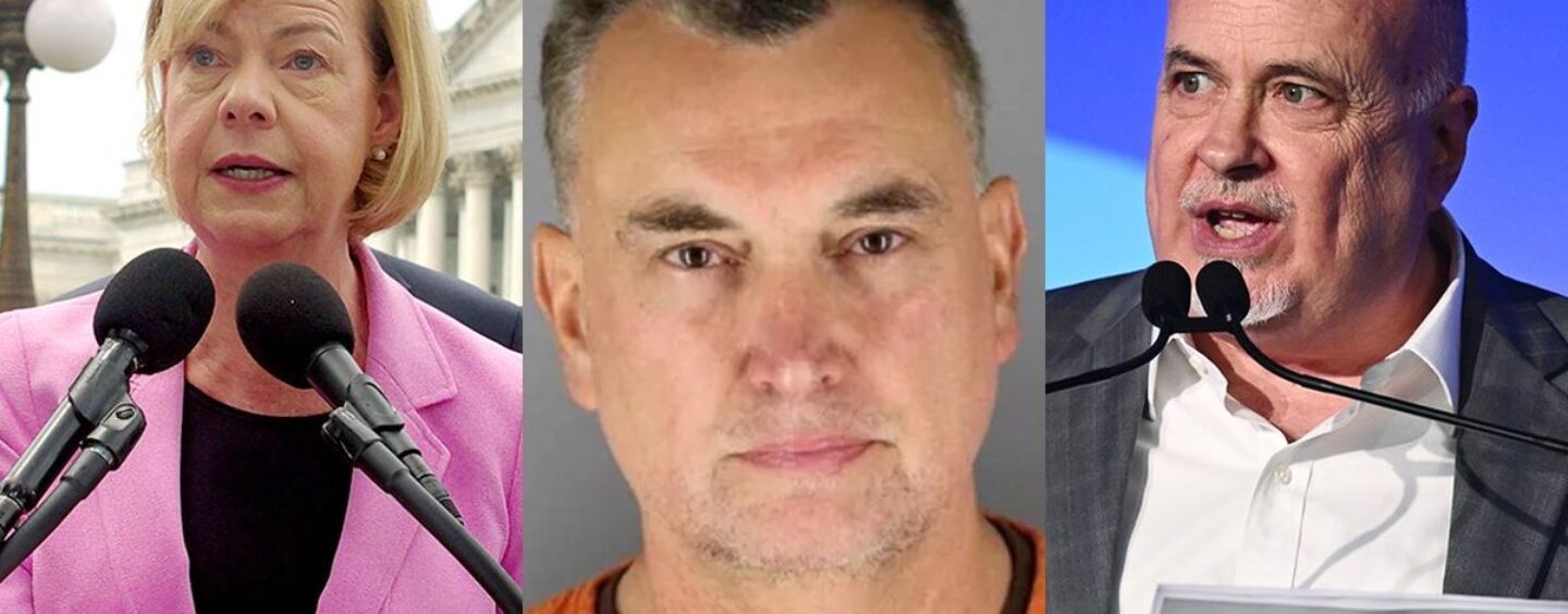 Les noms des législateurs du Wisconsin Queer Tammy Baldwin et les noms de Mark Pocan trouvés sur la liste du suspect du Minnesota