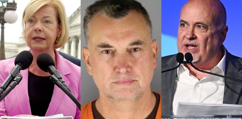Les noms des législateurs du Wisconsin Queer Tammy Baldwin et les noms de Mark Pocan trouvés sur la liste du suspect du Minnesota