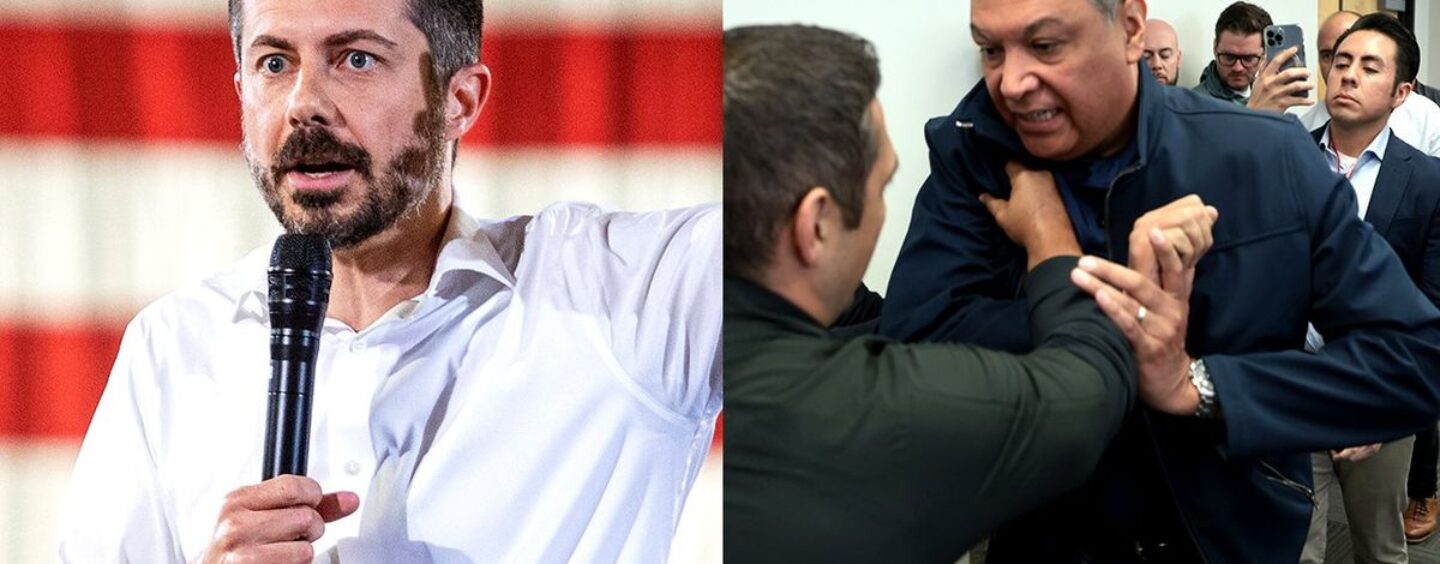 Pete Buttigieg outraged Trump Admin a croisé le sénateur «REDDEST OF RED LINES» Senator interrogeant Noem