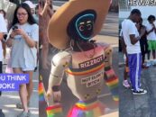 Un robot gay parcourt West Hollywood, déposant des compliments à des étrangers