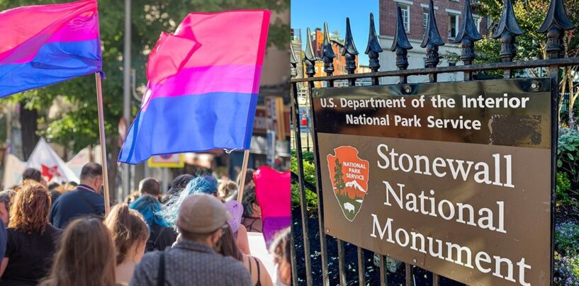Après les gens trans, Trump efface maintenant les gens bisexuels du monument national de Stonewall