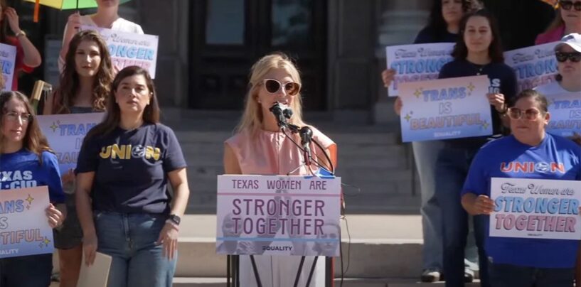Coalition of Texas Women déclare «Letons-le en paix» en opposition au projet de loi républicain de salle de bain