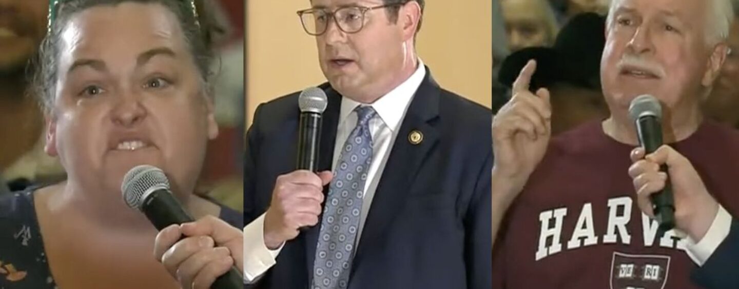 Regardez les politiciens de Maga mourir à l'intérieur alors que leurs électeurs se retournent contre eux lors des réunions de la mairie