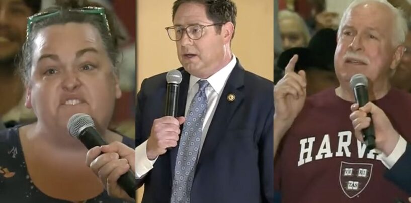Regardez les politiciens de Maga mourir à l'intérieur alors que leurs électeurs se retournent contre eux lors des réunions de la mairie
