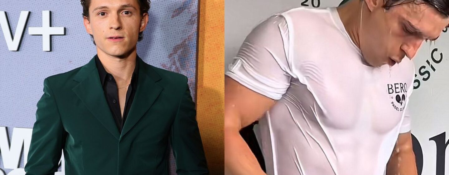 Le plongeon froid de Tom Holland le laissait tremper et les gays dans une frénésie