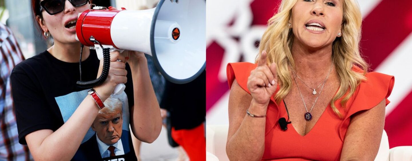 Maga Queens Laura Loomer & Marjorie Taylor Greene GO Nuclear les unes sur les autres dans la guerre des mots brutaux