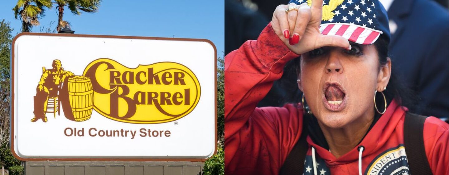 Cracker Barrel Reprands avec un nouveau logo «Woke» et Maga est très normal à ce sujet