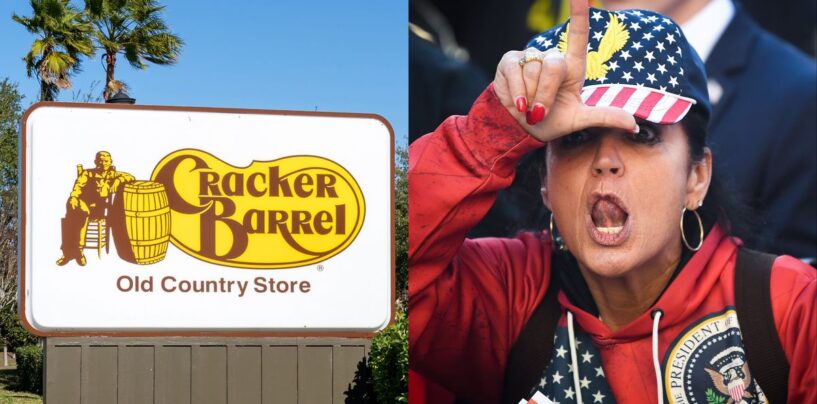 Cracker Barrel Reprands avec un nouveau logo «Woke» et Maga est très normal à ce sujet
