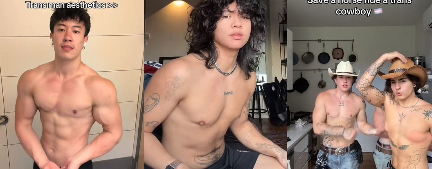 Ces pièges à soif de masc trans envisagent Tiktok et font baver tout le monde