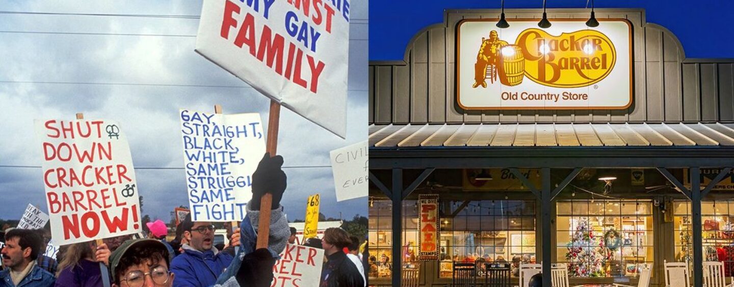 Malgré les affirmations, c'est «trop réveillé», Cracker Barrel a en fait une lgbtq + lgbtq +