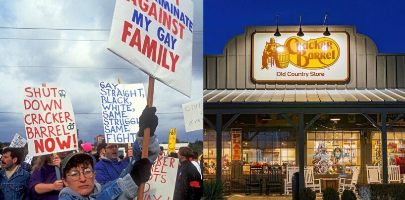 Malgré les affirmations, c'est «trop réveillé», Cracker Barrel a en fait une lgbtq + lgbtq +