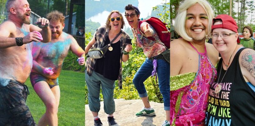 Pure joie queer: 50+ photos de LGBTQ + camp d'été adulte