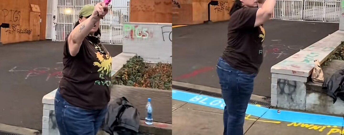 REGARDER: Le défenseur de la glace autoproclamé menace les manifestants, se déplaçait accidentellement à la place