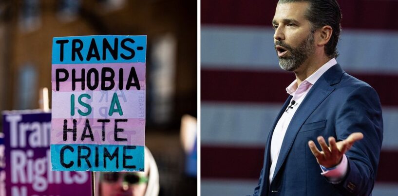 Après la mort de Charlie Kirk, Trump Jr. prétend à tort les personnes trans plus dangereuses qu'Al-Qaïda